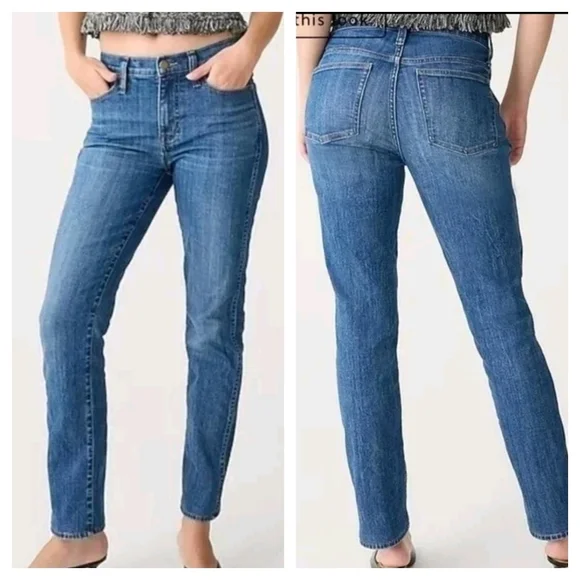 J. Crew 9" vintage slim-straight jean in Bensen wash Size 37 Plus Size - Picture 1 of 7